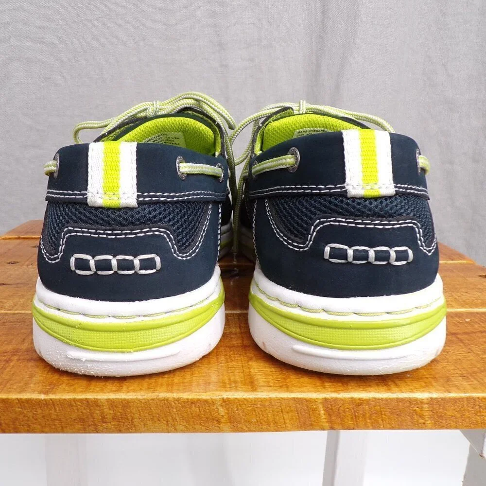 Bass Chesapeake Men's Boat Shoes Size 10.5 Blue and Green. Excellent Condition - Picture 8 of 12